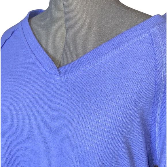 Wildfox Womens Haley Brushed Long Sleeve Top - Heather Baby blue - S - Picture 4 of 6